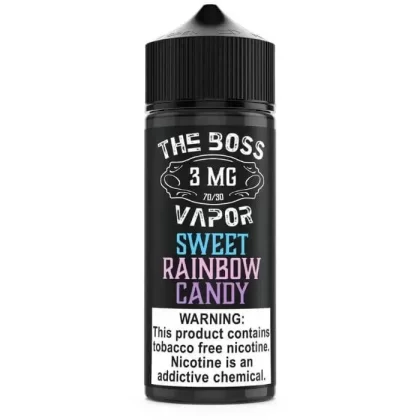 Sweet Rainbow Candy E-Liquid by The Boss Vapor - Size#60ml>120ml~Nicotine#3MG>6MG>0MG>12MG