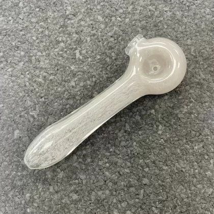 Solid Color Frit Pipe – Light Grey