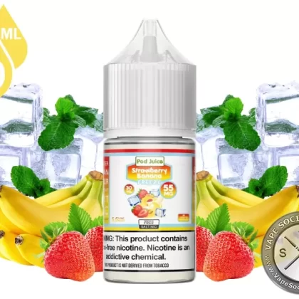 Strawberry Banana Freeze Pod Juice Salt 30ml
