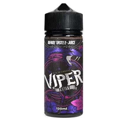 BLACKCURRANT E LIQUID BY VIPER FRUITY DEADLY TASTE 100ML 70VG