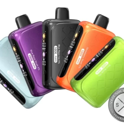 HorizonTech 100K Disposable Vape - Banana Slush, Black Mint (Exclusive Flavor)