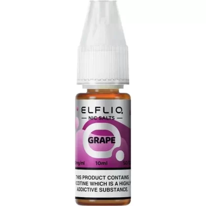 Grape By Elfbar Elfliq Nic Salt 10ml - 5mg