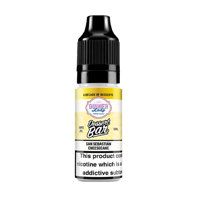 San Sabastian Cheesecake Nic Salt by Dinner Lady Dessert Bar Range - 10mg - Vape Product