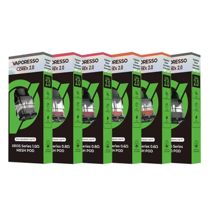 Vaporesso Xros Series Corex 2.0 Replacement Pod Cartridge for Xros / Xros 2 / Xros Mini / Xros 3 / Xros 3 Mini / Xros Nano / Xros 3 Nano / Xros Pro / Xros Cube / Xros 4 / Xros 4 Mini 2ml / 3 (70FA2B)