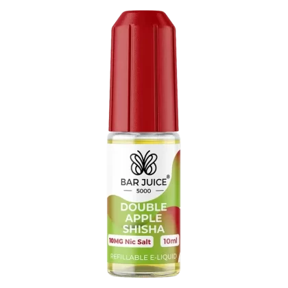 Bar Juice 5000 Double Apple Shisha Nic Salt Vape Juice 10ml