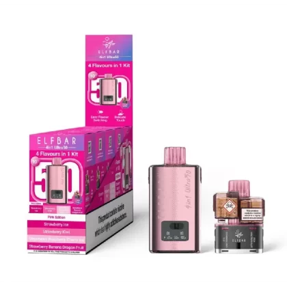 Elf Bar 4in1 Ultra 50 Prefilled Pod Kit Pink Edition