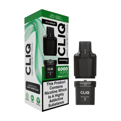 Watermelon Ice Avomi Cliq 6000 Refill Pack - Vapeshop Co