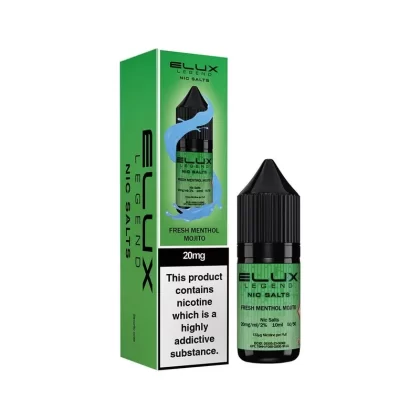 Fresh Menthol Mojito Nic Salt E-Liquid by Elux Legend - Strength#10mg>20mg