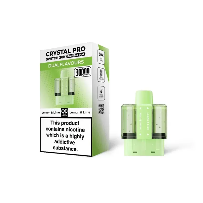 Crystal Pro Switch 30K Prefilled Pods - Lemon & Lime - Image 2