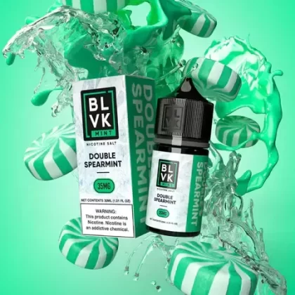 BLVK Mint Salt Double Spearmint Vape e-Liquid 30mL - Vape Product, Vape Product (096ACA)