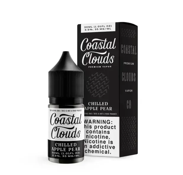 Coastal Clouds Salts Chilled Apple Pear e-Liquid 30mL - Vape Product, Vape Product (054F16)