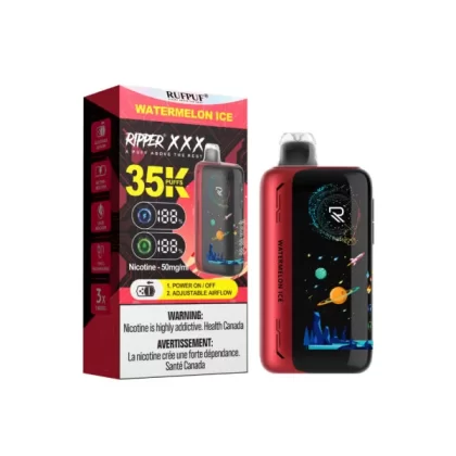 RufPuf Ripper XXX 35K Puffs Disposable Vape 50mg – Watermelon Ice - Vape Store