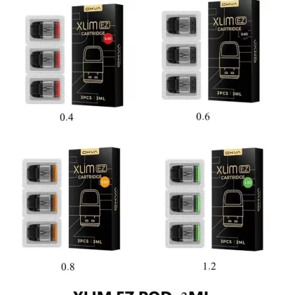 OXVA XLIM EZ REPLACEMENT PODS (3ML) - PODS TYPE#0.4 OHM>0.6 OHM>0.8 OHM>1.2 OHM