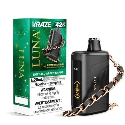 Kraze Luna – Emerald Green Grape - Eliquidsupply