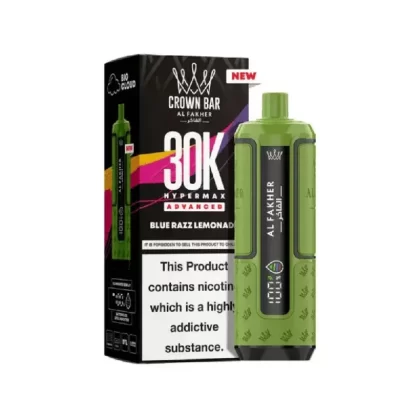 Al Fakher 30K Hypermax Prefilled Pod Kit Blue Razz Lemonade - Strength#20mg
