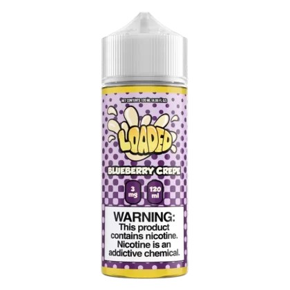 LOADED - Blueberry Crepe - 120ML E-Liquid - 3MG