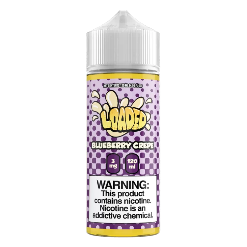LOADED - Blueberry Crepe - 120ML E-Liquid - 3MG