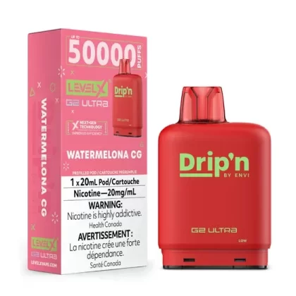 Level X Drip’n G2 Ultra – Watermelona CG - Eliquidsupply