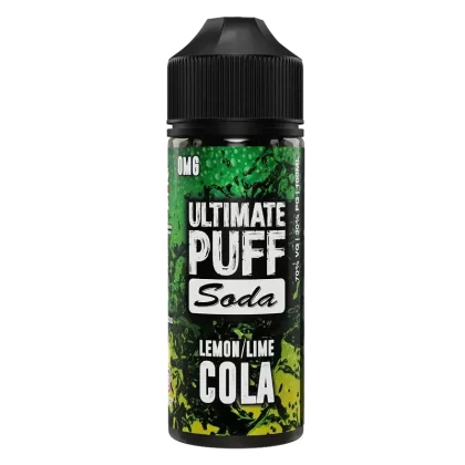 Ultimate Puff Soda Lemon Lime Cola 100ml Shortfill E-Liquid - Ecigpremium