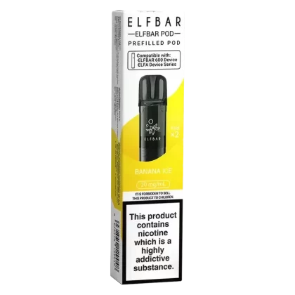 Elf Bar 600 Banana Ice Prefilled Pods