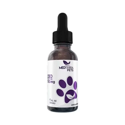Medterra – CBD Pet Tincture – Unflavored – 150mg-750mg
