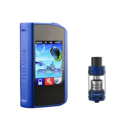Teslacigs Touch 150W TC Mod With SMOK TFV8 SUB Ohm Tank Atomizer - Red / Red