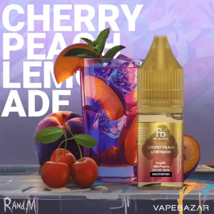 RandM Tornado Liquid – Cherry Peach Lemonade – Nikotinfrei - Vapebazar