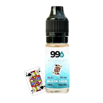 Black Jack E Liquid 50/50 – 10ml
