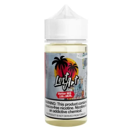 Sale $11.99 – Lost Art Slotter Red TF 100ml Vape Juice