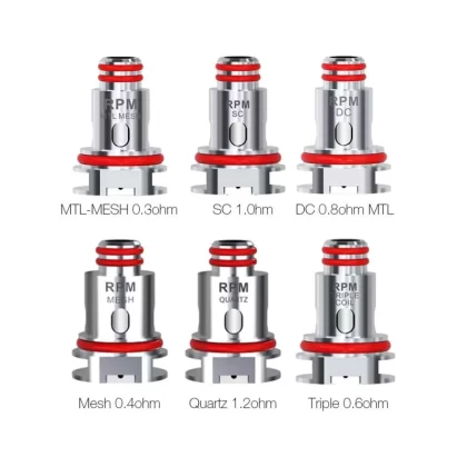 SMOK RPM Replacement Coil for Nord 4, Thallo, Thallo S, Nord X, RPM 2 Kit, RPM 2S, SCAR-P3, SCAR-P5, RPM Lite, Alike, Pozz X, Nord 2, Fetch Pro, RPM80, RPM80 Pro, Fetch Mini, RPM40,Morph Pod