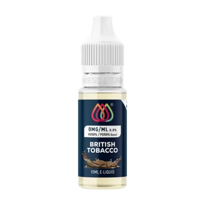 British Tobacco by Aquavape - 10ml - 12mg - Vape Product (100F65)