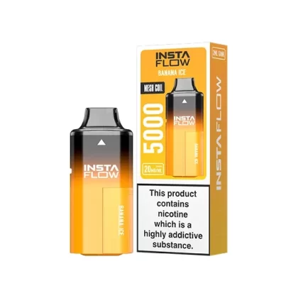 20 mg Instaflow 5000 wiederaufladbares Einweg-Vape-Kit mit 5000 Zügen - Geschmack#Bananeneis>Schwarzer Johannisbeerapfel>Blaubeer-Fusion>Blaubeer-Himbeer-Limonade>Kirscheis>Cola-Eis>Mojito m (D34A95)