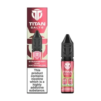 Strawberry Kiwi Watermelon Nic Salt by Titan – Juicy, Fresh, and Packed with Flavour
