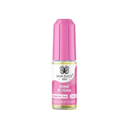 Bar Juice 5000 Pink Bubba E Liquid 10ml - Nicotine Strength#20mg>15mg>10mg>5mg