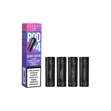 Elf Bar 4in1 Berry Edition Pods (4 Pack) - Strength#20mg