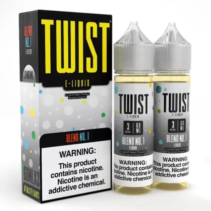 Twist e-Liquids Blend No. 1 eJuice - 120mL (2x60mL); Vape Product, Vape Product (4296C8) (4296C8)