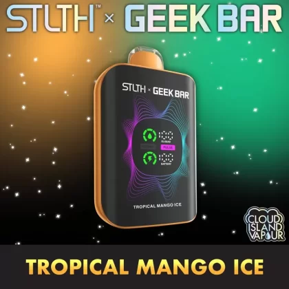 STLTH X GEEK BAR Disposable Vape – Tropical Mango Ice