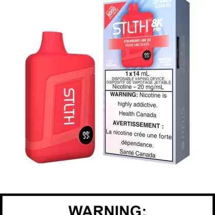 Strawberry Lime Ice STLTH 8K Pro Disposable Vape