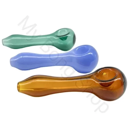 Medium Glass Dry Pipe-Black
