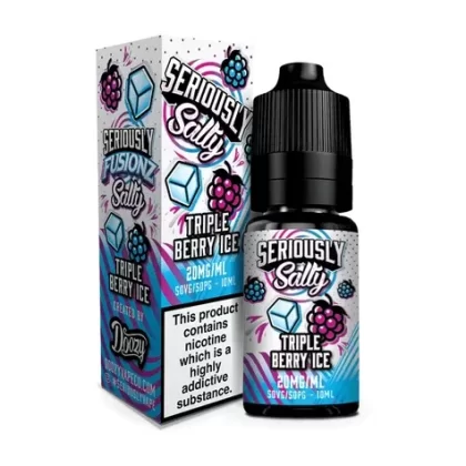 Triple Berry Ice Nic Salt E-Liquid by Seriously Salty Fusionz - Nicotine Strength#5mg>10mg>20mg