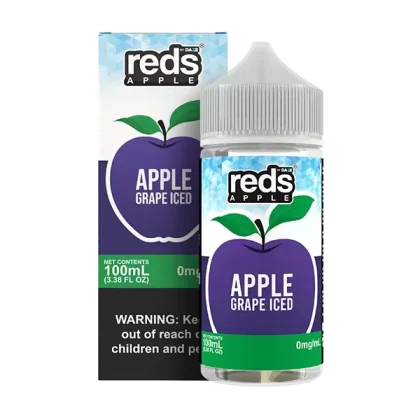 Reds Apple Grape Iced eJuice - Vape Product; Vape Product, Vape Product (9BA6FF)