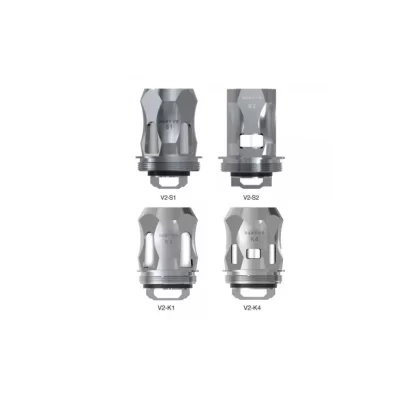 SMOK Baby V2 Coils – Singles and Packs - Vape Product, A3 Silver; Single Coil, Pack of 3 x Coils