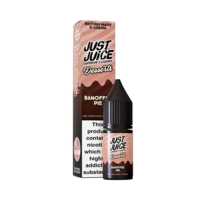 Banoffee Pie Nic Salt E-Liquid by Just Juice Desserts - 20 mg - High Strength