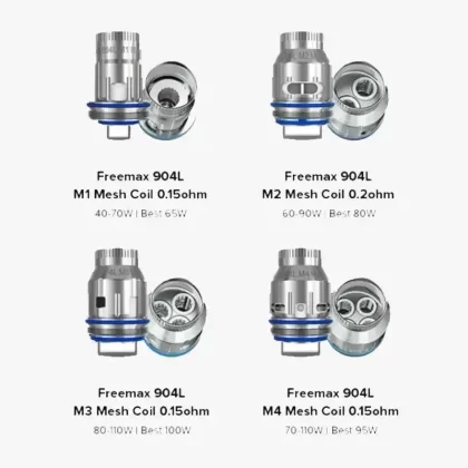 Freemax MPro 2 904L M Mesh Coils - M4 904L 0.15ohm