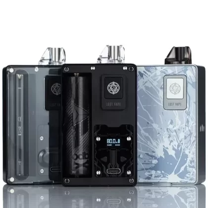 Lost Vape Centaurus B80 80W Boro Box Mod AIO Kit (DISCONTINUED) - Gush Black, Gush Green