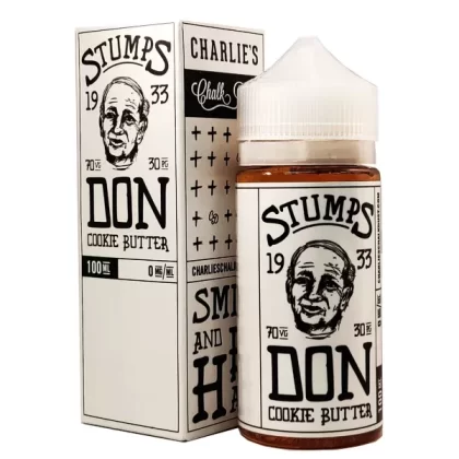 Charlie’s Chalk Dust Stumps E Liquid – DON Cookie Butter 100ml