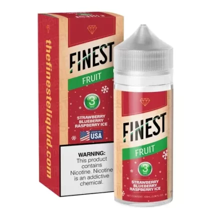 The Finest Fruit Edition Strawberry Blueberry Raspberry Ice 100ml E-Liquid