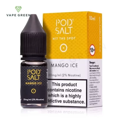 Mango Ice Nic Salt E-Liquid by Pod Salt - Eliquidsupply