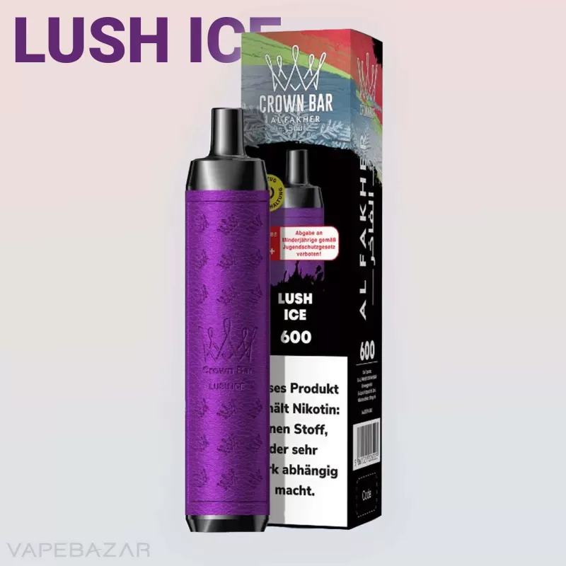Al Fakher Crown Bar 600 – Lush Ice - Al Fakher / 20mg/ml / ca. 600 - Image 2
