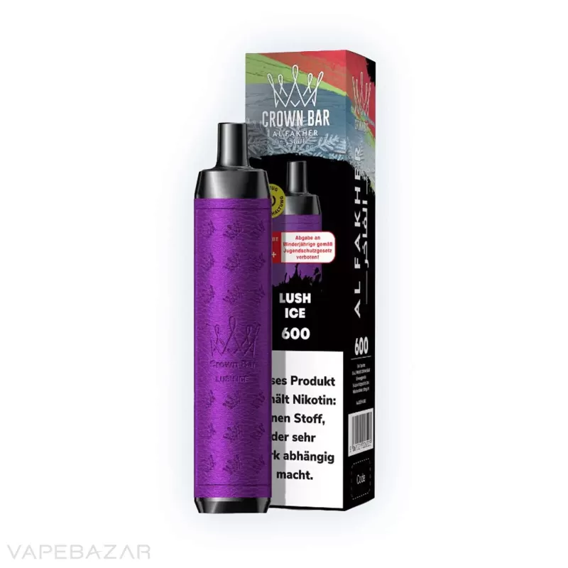 Al Fakher Crown Bar 600 – Lush Ice - Al Fakher / 20mg/ml / ca. 600 - Image 3
